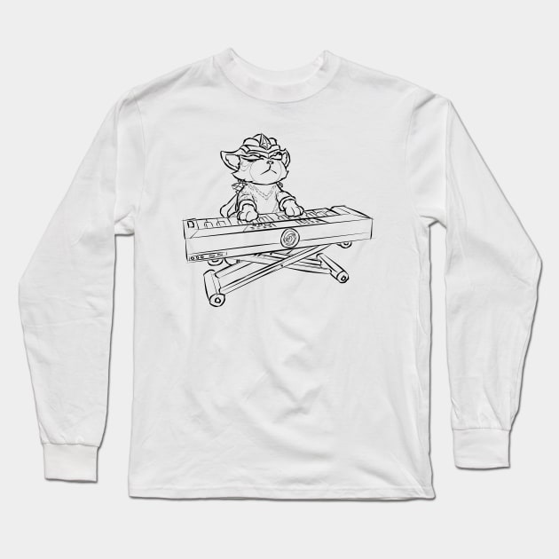 Protector Keyboard Meme Long Sleeve T-Shirt by DeLyss-Iouz